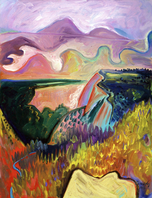 Mist over Cochiti Canyon